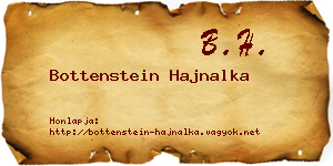 Bottenstein Hajnalka névjegykártya